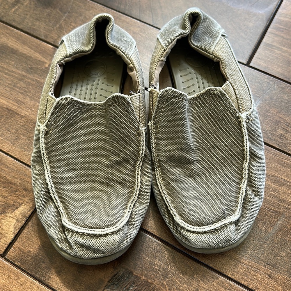 Boys Croc Canvas Loafers/Boat shoes